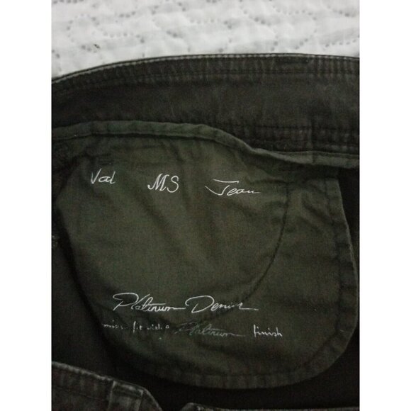 Chico’s Platinum Embellished Pockets Brown Val MS jeans size 3 (16) short - Picture 8 of 8